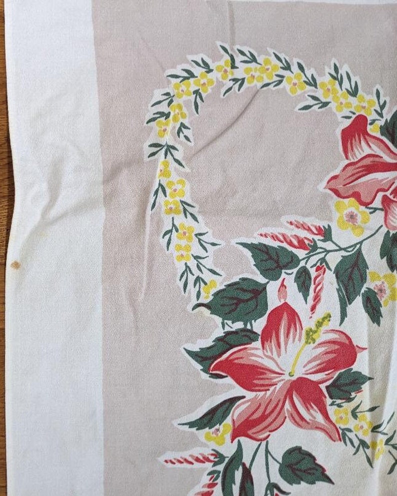 Vintage Tablecloths 1940's 50's Etsy