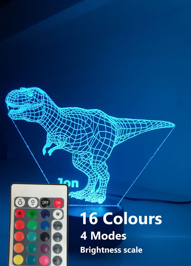 t rex night light