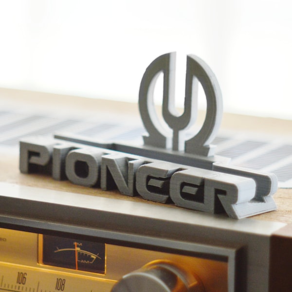 Pioneer Now Playing Display Stand - 3D Printed Cassette,  Record, and CD Case Holder