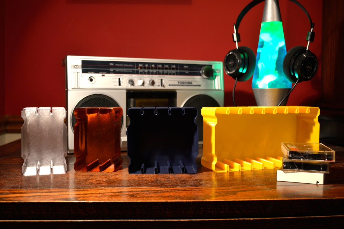 3D Printed UltraLite Audio Cassette Organizer Etsy