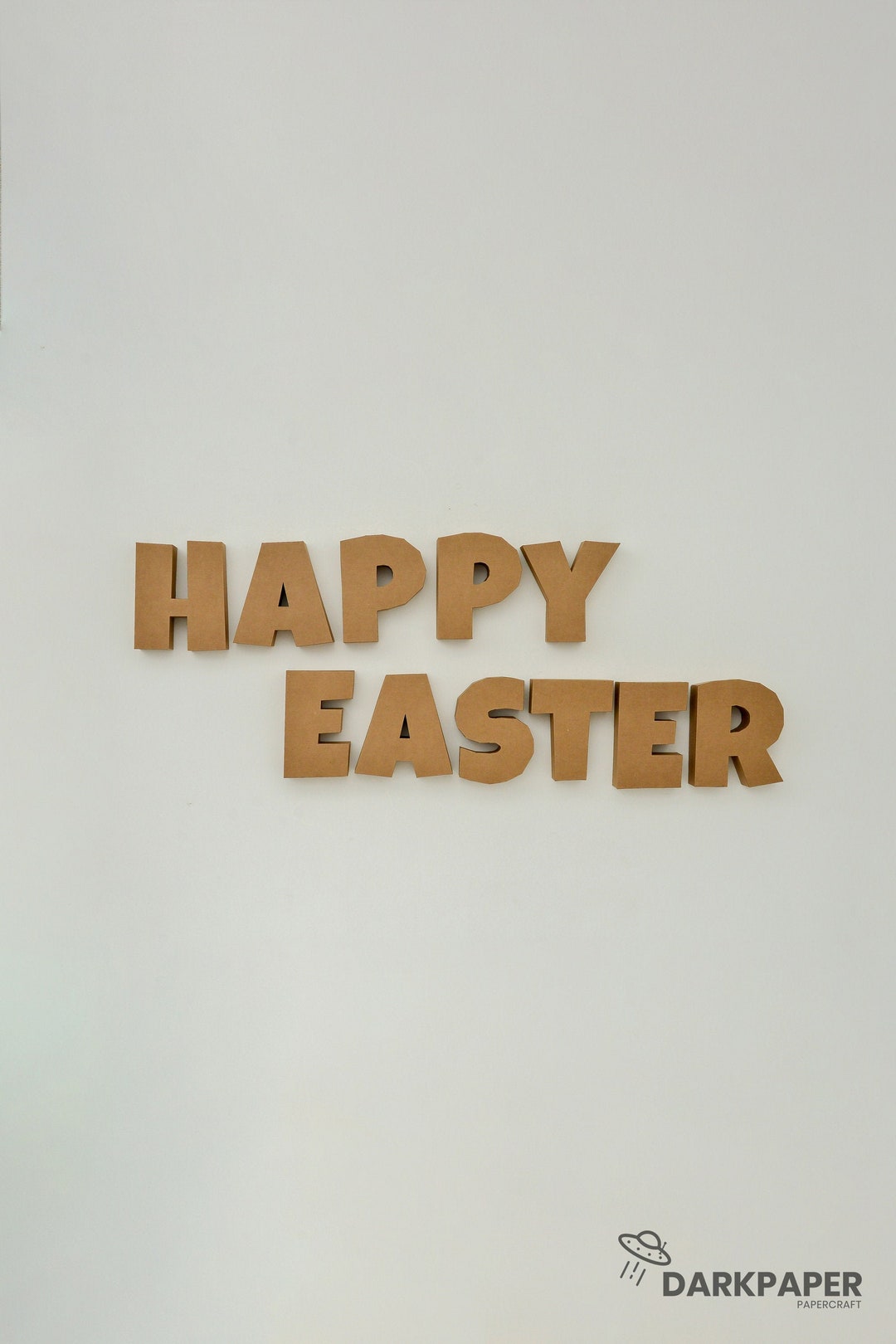 Easter, 3D Square Letters Pack, Easter Papercraft, Papercraft 3D ...
