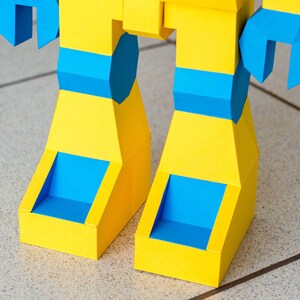 Vintage Robot Papercraft Template, DIY Papercraft, Low Poly, DIY Robot ...