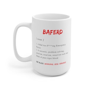 BAFERD Definition Mug, ER Doctor, EM, Emergency physician, emergency room, resident, fellow, medical school, medical student