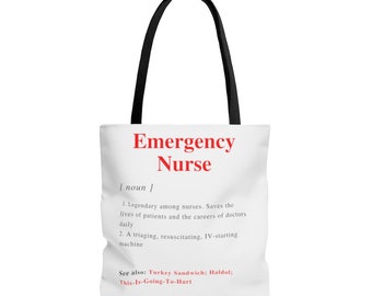 Cardiologist Heart EKG Tote Bag - Medical Anatomy Nurse Gift Tote With Heartbeat Design