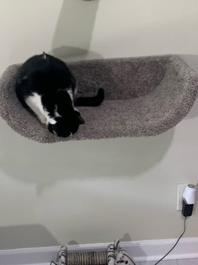 Cat Lounger/bed Grey Double Sized single Item Etsy