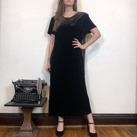 Avon velvet top gala dress