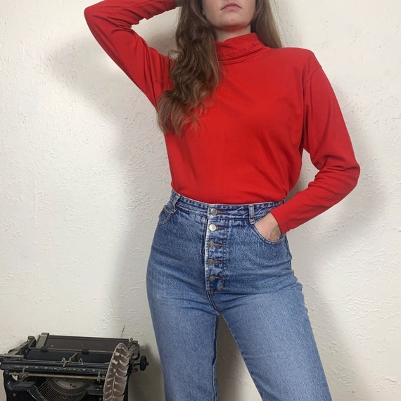 80s on sale turtleneck outfit