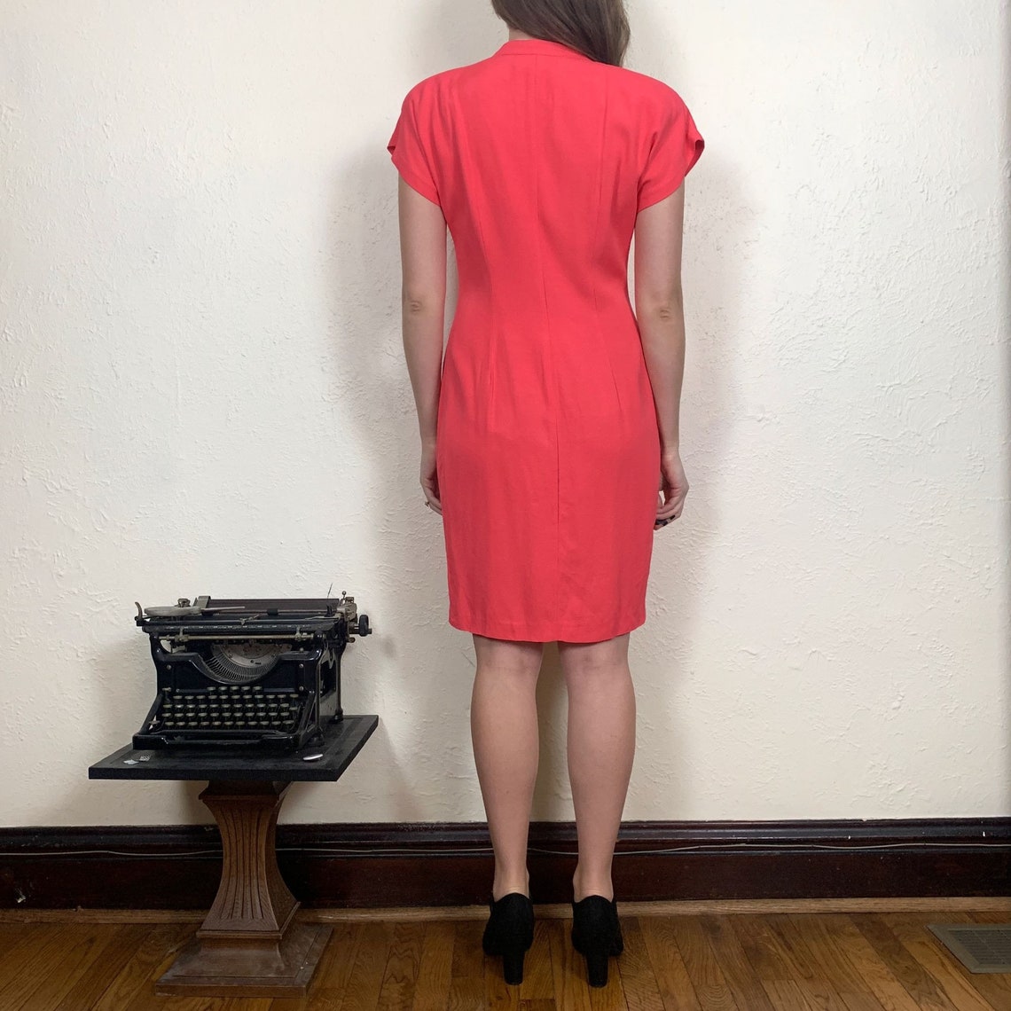Dawn Joy Vintage 80s Double Breasted Trench Romper Size 13-14