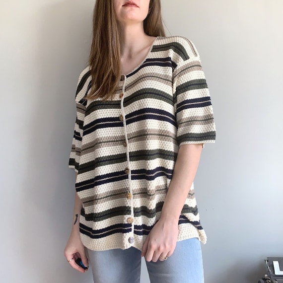 Reba Rose Vintage 70s Brown and Blue 