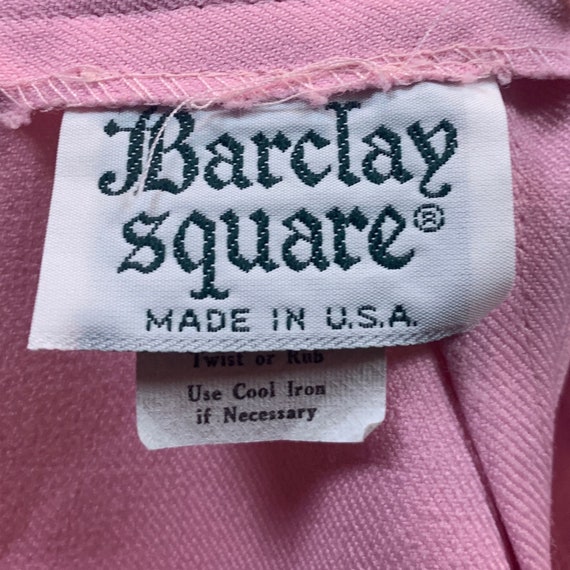 Barclay Square vintage 60s bubblegum pink pencil … - image 4