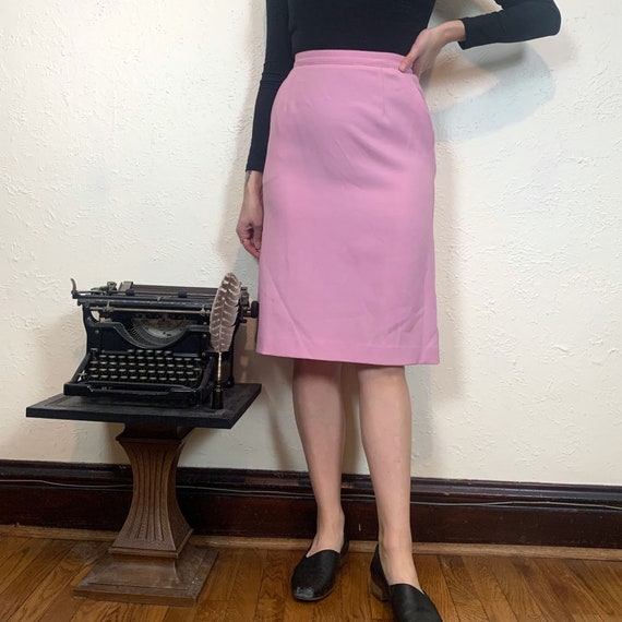 Bubblegum pink pencil skirt hotsell
