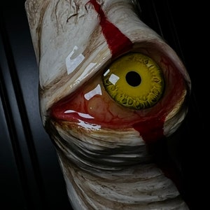 We ALL Float Lighter Sleeve cover  fits full size Bic Glow in the Dark eye Hand Made OOAK Horror Creepy Monster It 80s Horror
