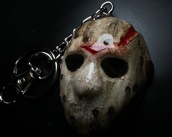 Friday the 13th Charm for purse, key chain, back pack, rear view mirror etc Hand Made