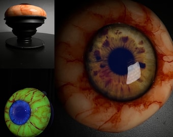 Eyeball phone grip swappable Realistic Veins Eye Ball Glows in the dark Halloween Gift Spooky Creepy Scary