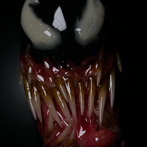 Symbiote inspired Lighter Sleeve Cover Fits Full Size Bic OOAK Spider-Man’s Nemesis