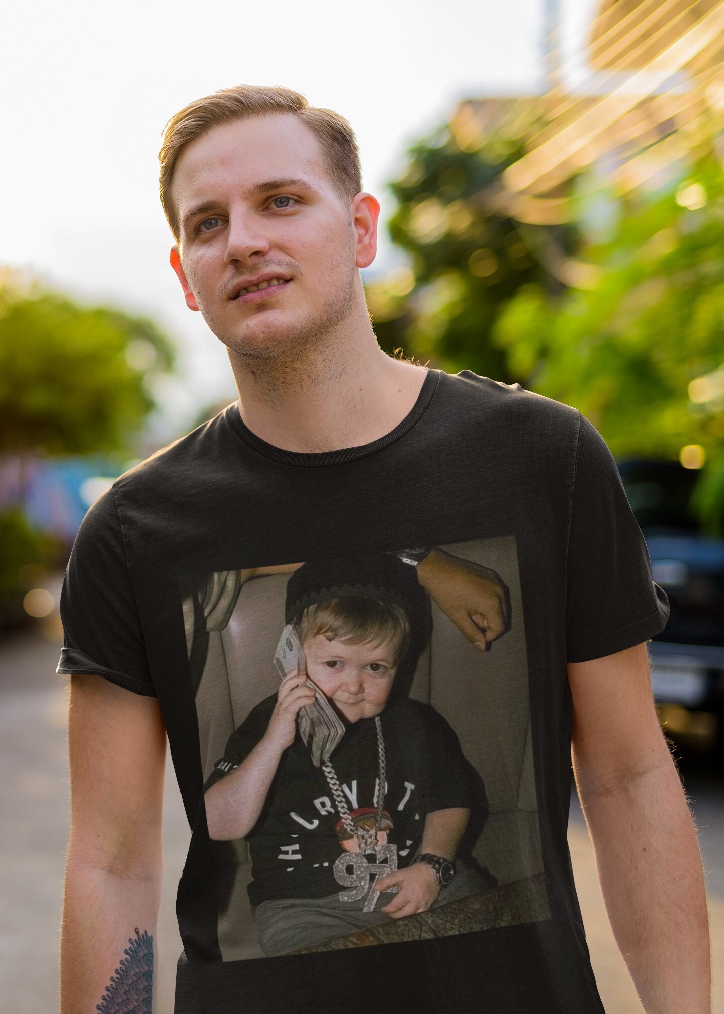 Discover Hasbulla Magomedov T-shirt, Hasbulla Shirt, Mini Khabib Meme, Hasbulla Shirt, King Hasbulla Funny Shirt