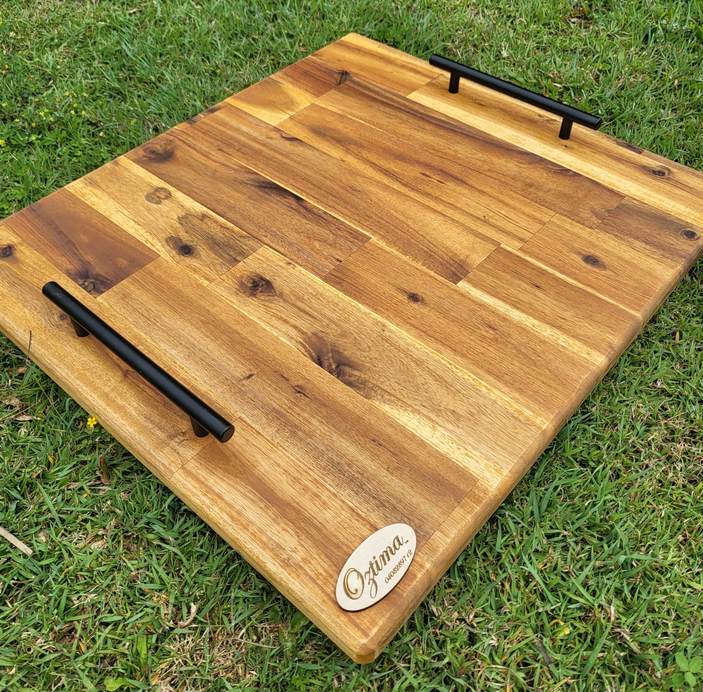 Serving Board / Grazing Board /cheese Platter With Handles 50cm X 45cm ...