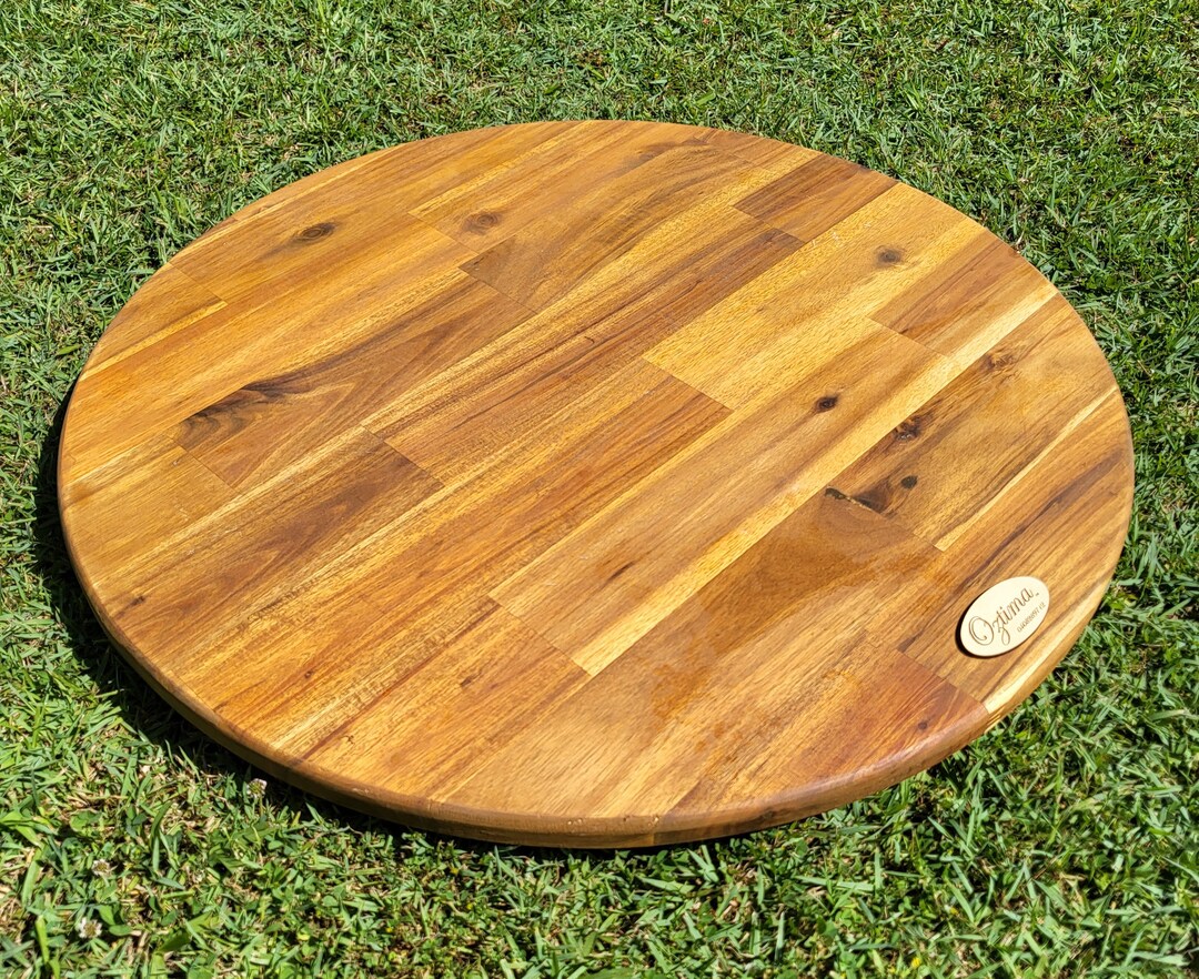 Hand Crafted 58cm Timber Lazy Susan, Great for Entertaining or Gift Idea, Free Personalisation