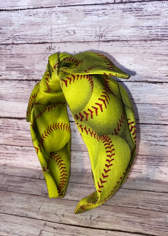 Softball Headband Softball Knotband Side Knot Headband Etsy