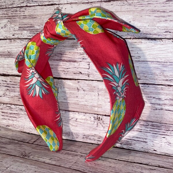0-6M Pink Tropical Donut Headband main image 1
