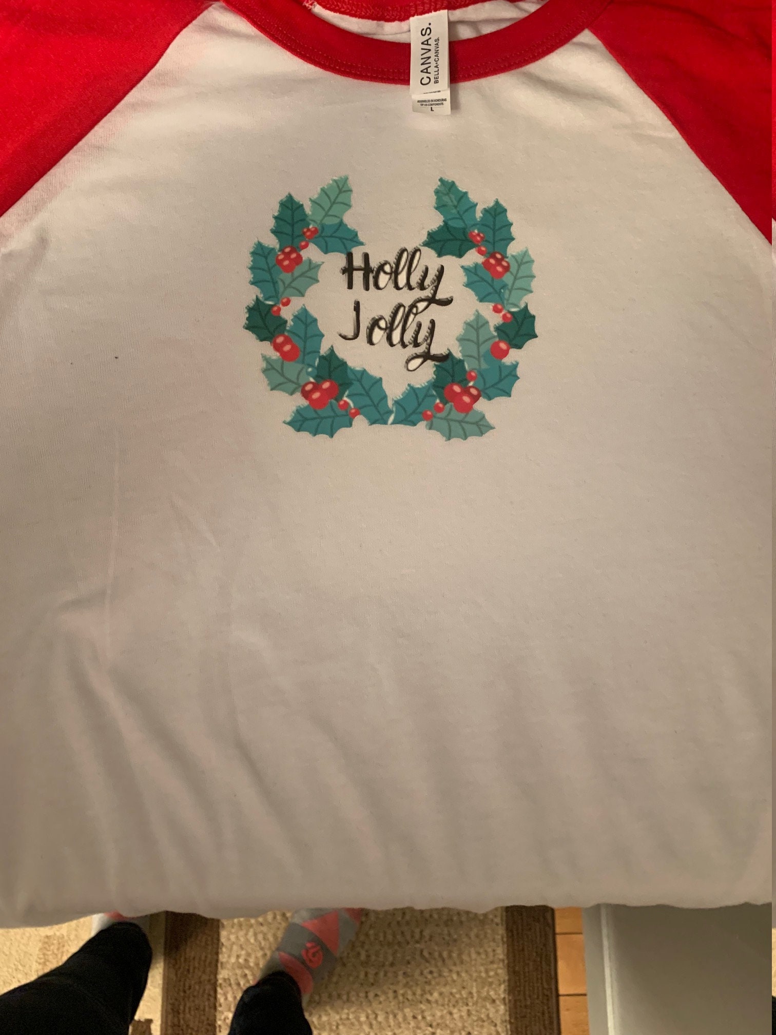Holly Jolly Christmas Shirt Etsy