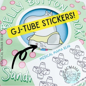 Stickers pour tube GJ, bouton micro-touche Ajouter à vos livres Téléphones, ordinateurs portables, etc. Vinyle mat dessiné à la main et résistant à l'eau pour maman