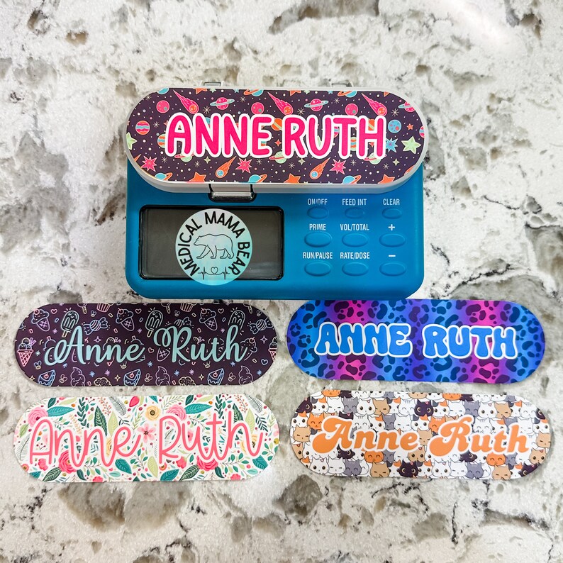 BUNDLE Infinity Pump Name Sticker Feeding Pump Door Stickers MIX ...
