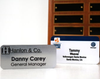 Custom Name Badges ~ Logo Name Tags