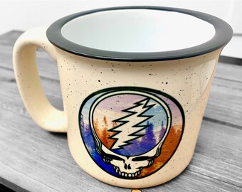 Grateful Dead Ceramic Mug - Steal your Face Coffee Mug