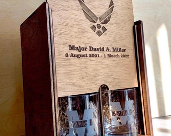 Personalized Whiskey Glasses Set - Rocks Glasses Box Set