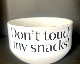 Personalized Snack Bowls