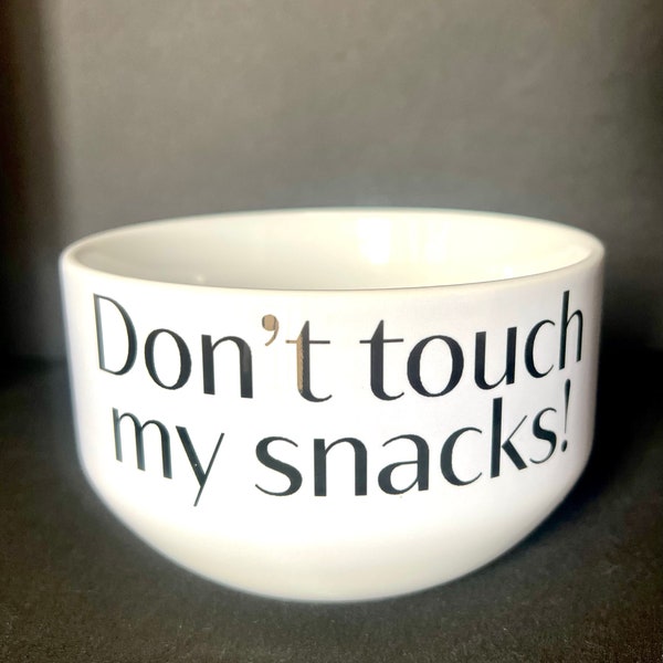Personalized Snack Bowls