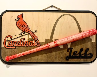 St. Louis Baseball Personalized Sign
