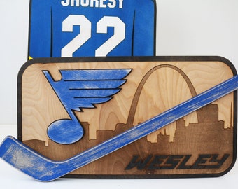 St Louis Hockey personalized sign