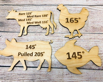 Wood Temperature Magnets