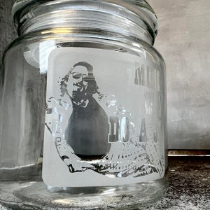 Big Lebowski Glass Jar - Stash Jar