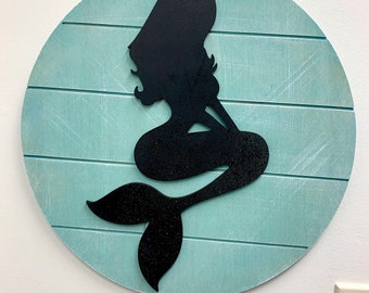 Mermaid Shiplap Sign