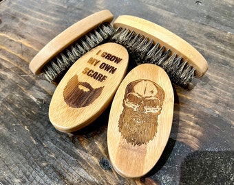 Custom Engraved Beard Brush