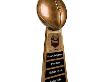 Personalized Fantasy Football Trophy