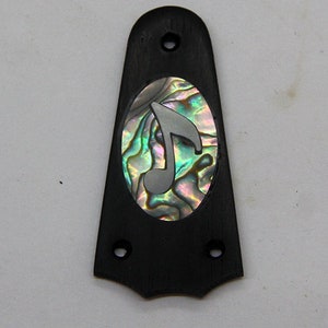 Truss Rod Cover with Music Note Inlay 02 will fit Taylor 3 Hole