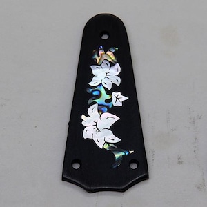 Truss Rod Cover with Flowers Inlay 02 will fit Taylor 3 Hole