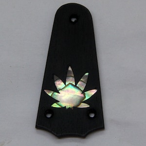 Truss Rod Cover with Pot Leaf Inlay will fit Taylor 3 Hole