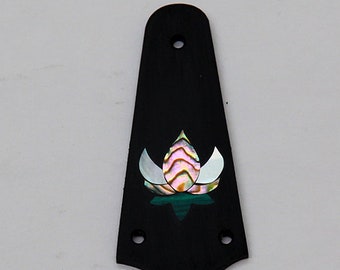 Truss Rod Cover with Lotus Inlay will fit Taylor 3 Hole
