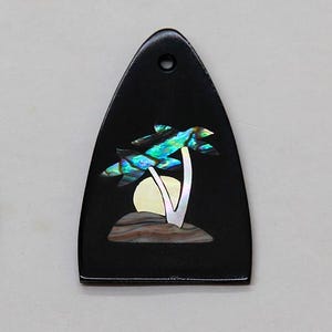 Truss Rod Cover with Palm Trees Inlay will fit PRS