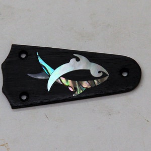 Truss Rod Cover with Fish Inlay will fit Taylor 3 Hole