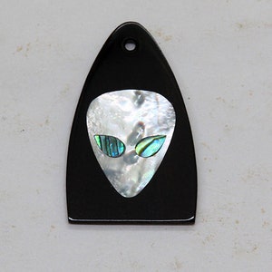 Truss Rod Cover with Alien Head Inlay 03 will fit PRS