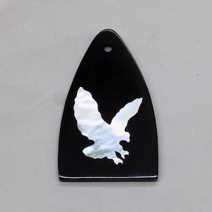 Truss Rod Cover with Eagle Silhouette 02 Inlay will fit PRS