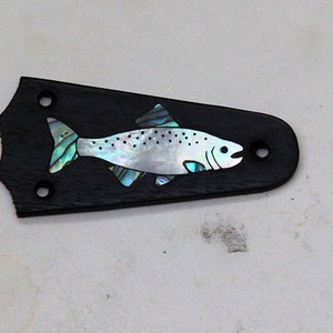 Truss Rod Cover with Fish Inlay 03 will fit Taylor 3 Hole