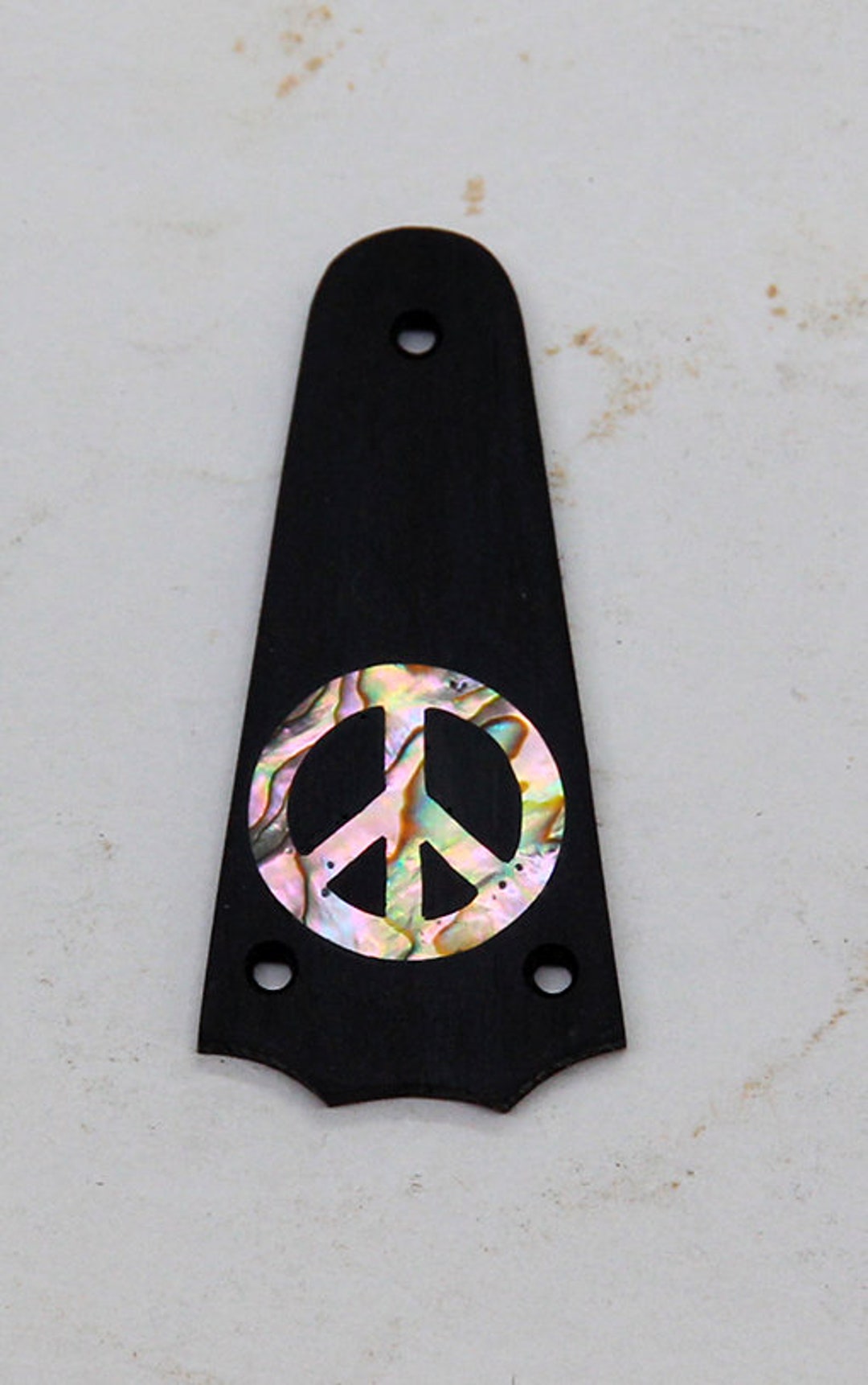 Truss Rod Cover With Peace Symbol Inlay Will Fit Taylor 3 Hole - Etsy
