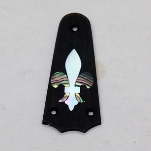 Truss Rod Cover with Fleur De Lis Inlay 01 will fit Taylor 3 Hole